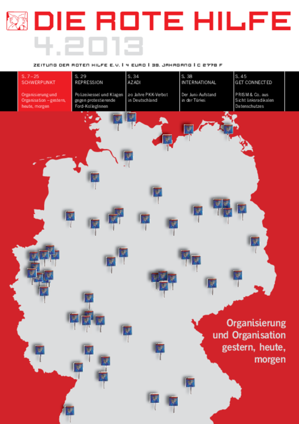 Cover von Rote Hilfe Zeitung 4/2013