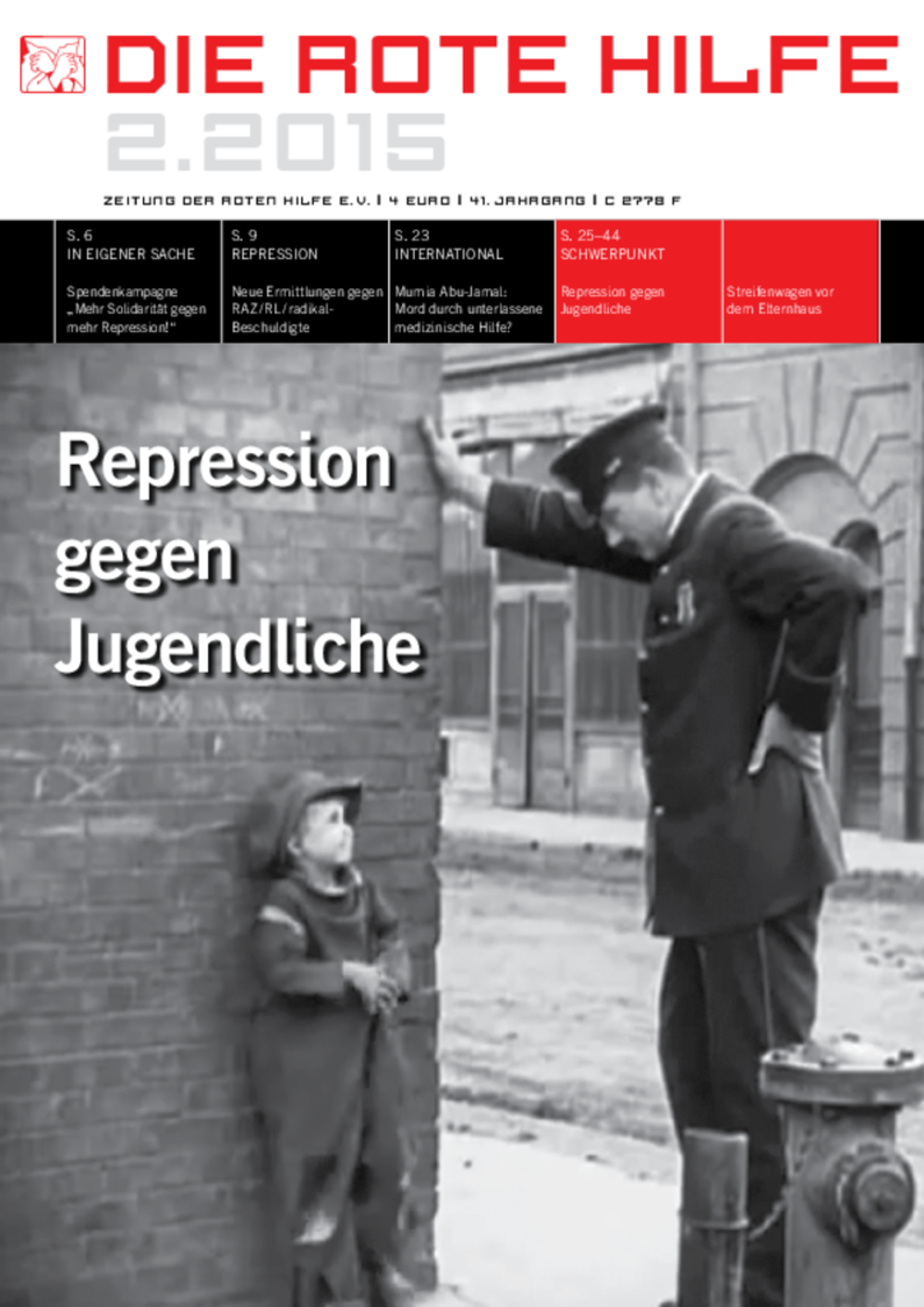 Cover von Rote Hilfe Zeitung 2/2015
