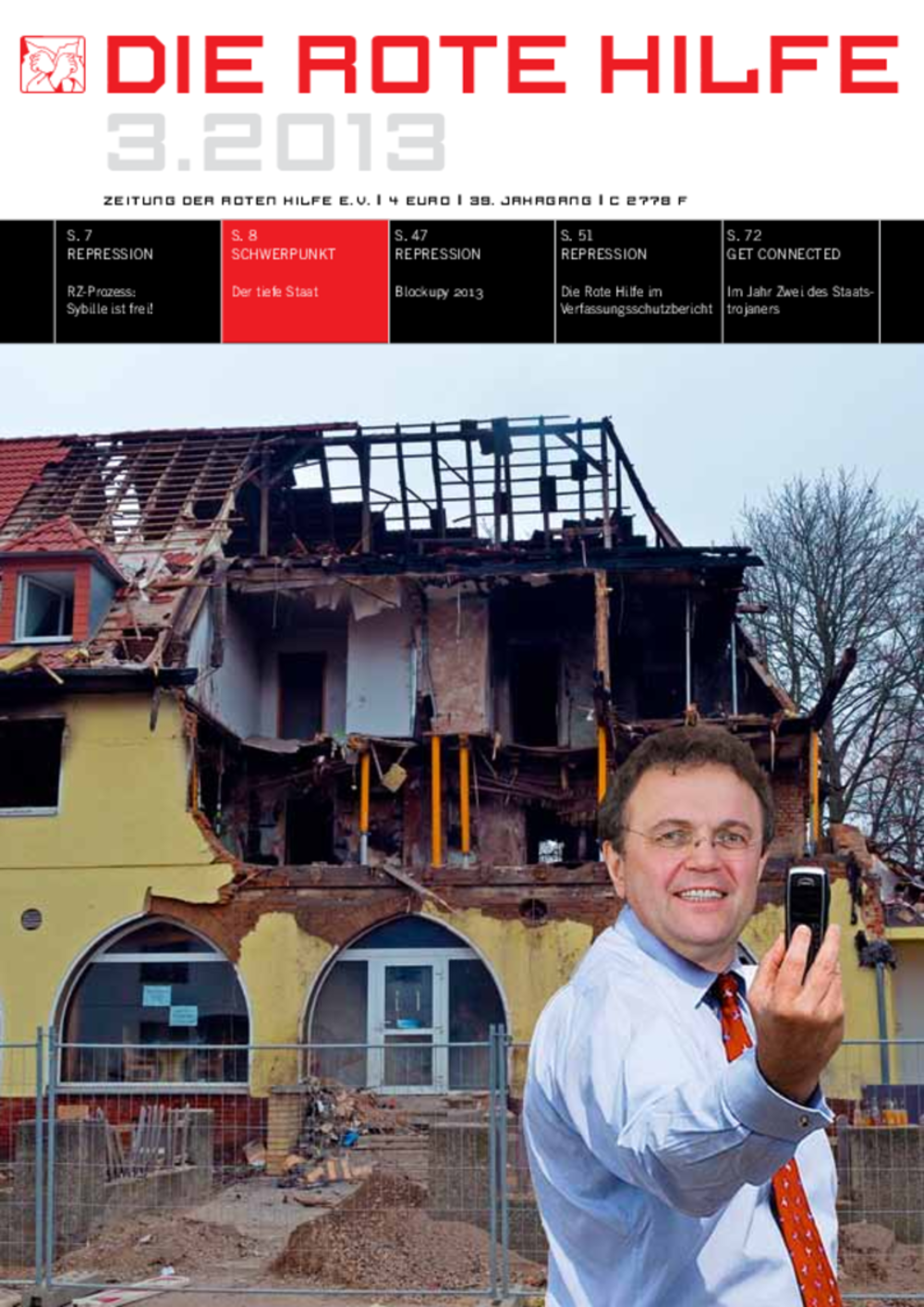 Cover von Rote Hilfe Zeitung 3/2013