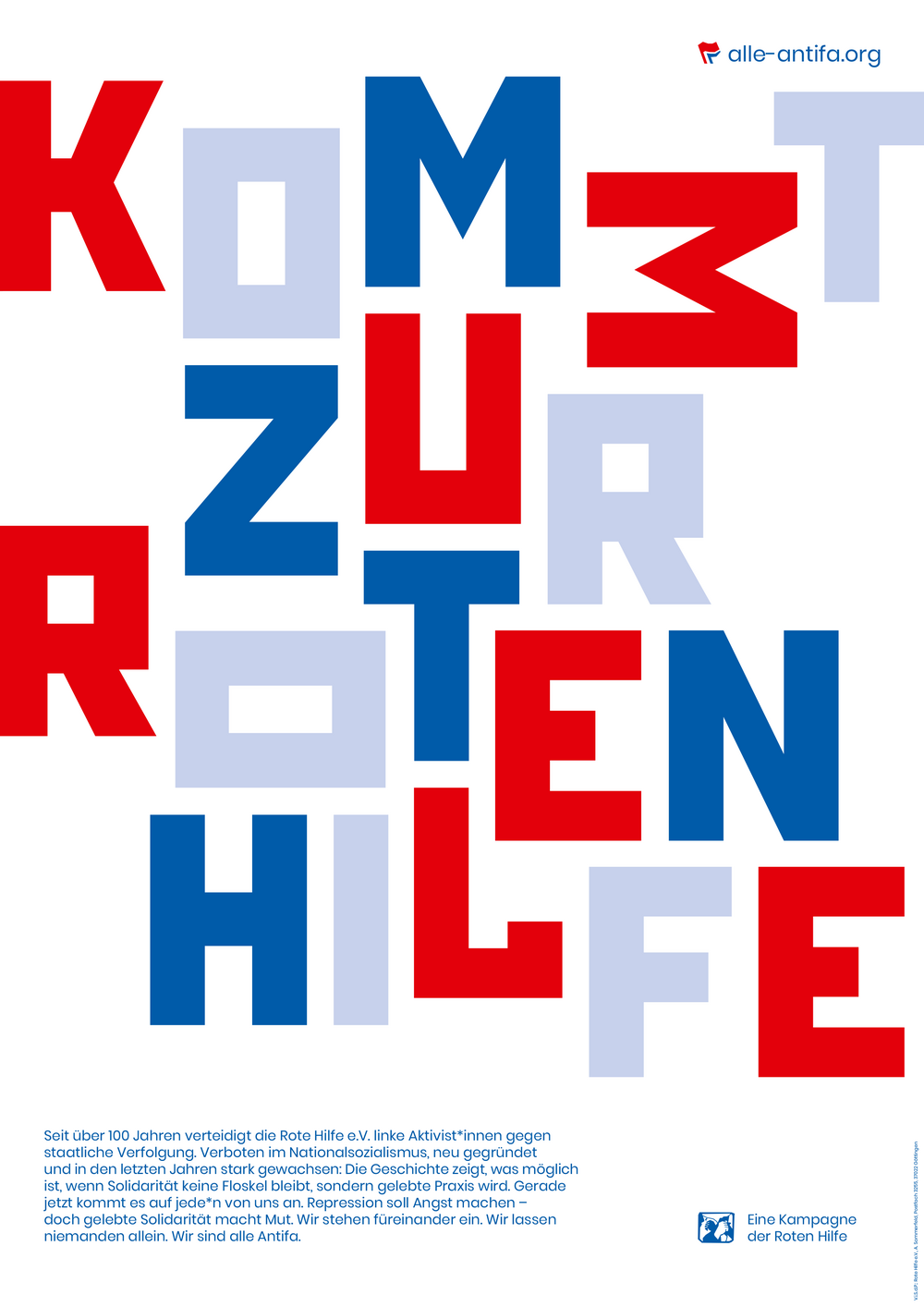 Plakat-Kommt zur Roten Hilfe Plakat-Kommt zur Roten Hilfe