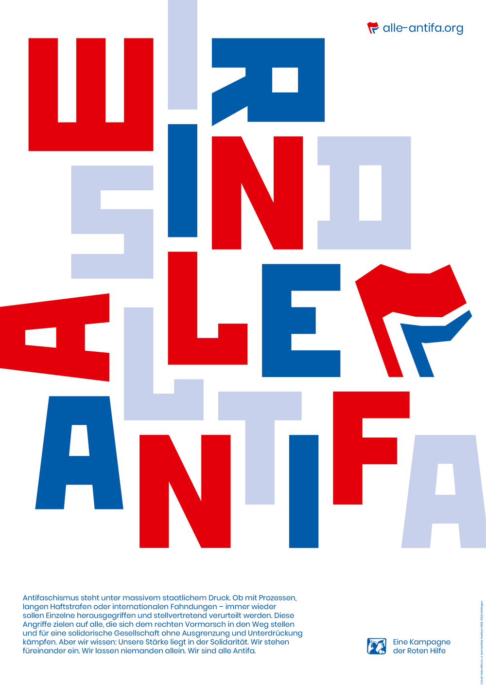 Plakat-Wir sind alle Antifa Plakat-Wir sind alle Antifa