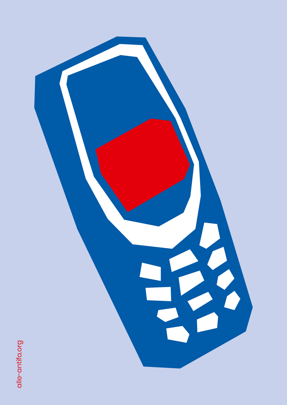 Postkarte-Handy