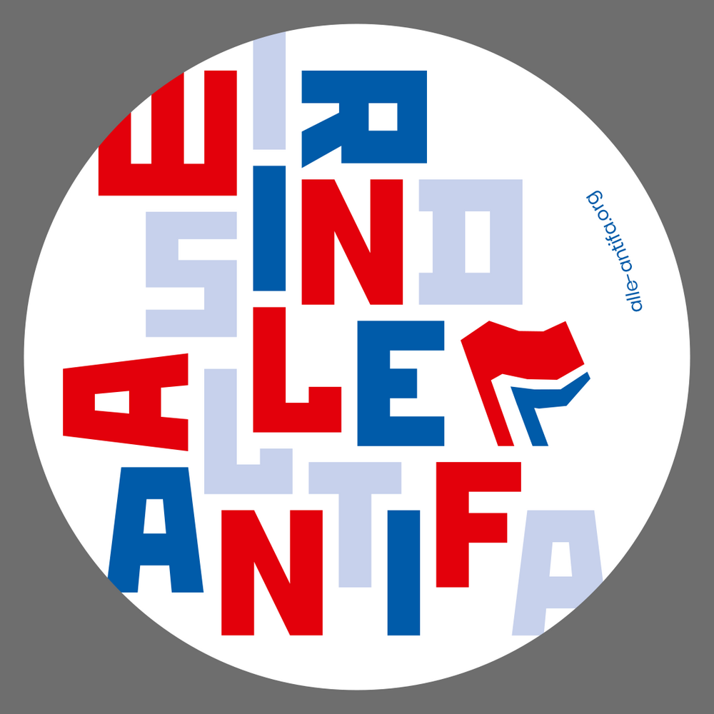 Sticker-Wir sind alle Antifa