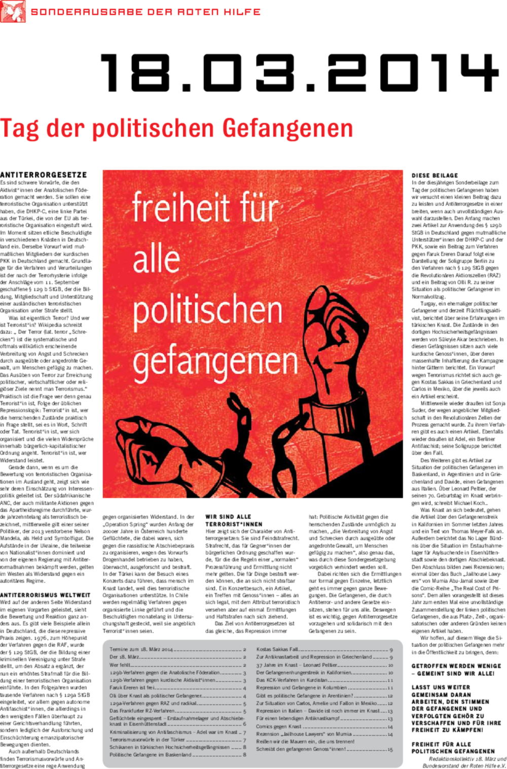 Vorschaubild:  RHZ Sonderausgabe 18. März 2014