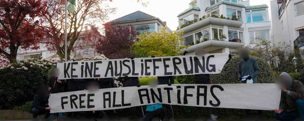 Keine Auslieferung - Free all Antifas