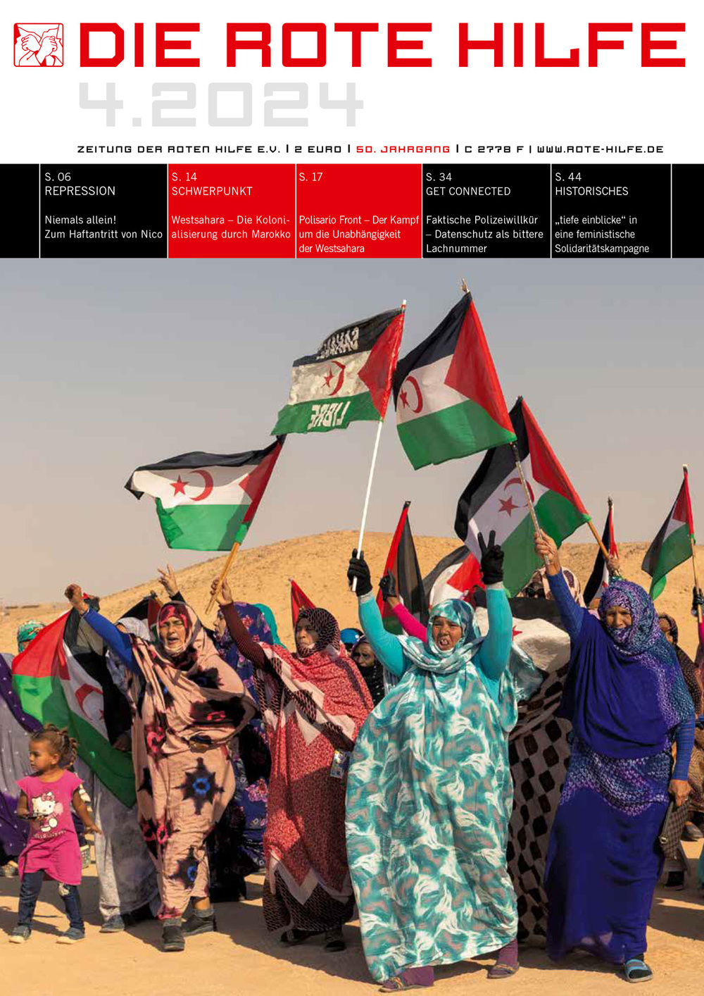 Cover Die Rote Hilfe 4/2024